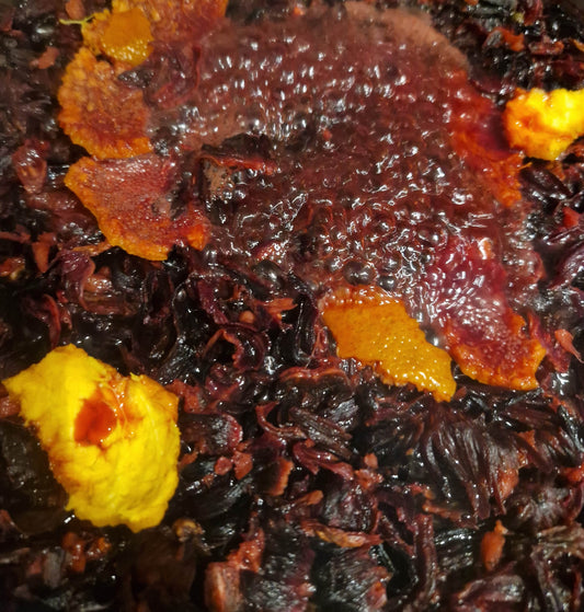 Mulled Zobo/Sorrell Yaaji Tea